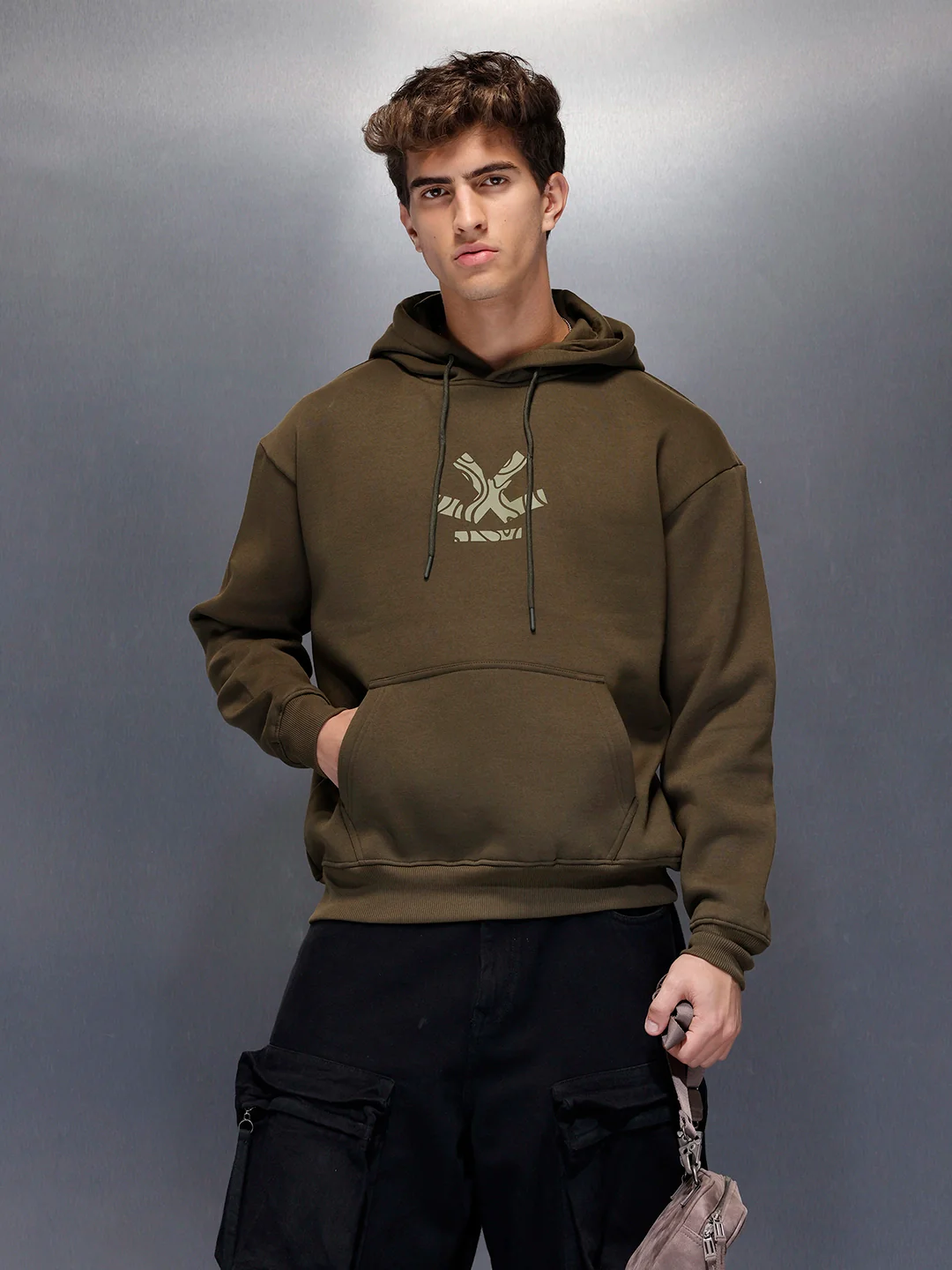 Men’s Olive Core Emblem Hoodie | Olive
