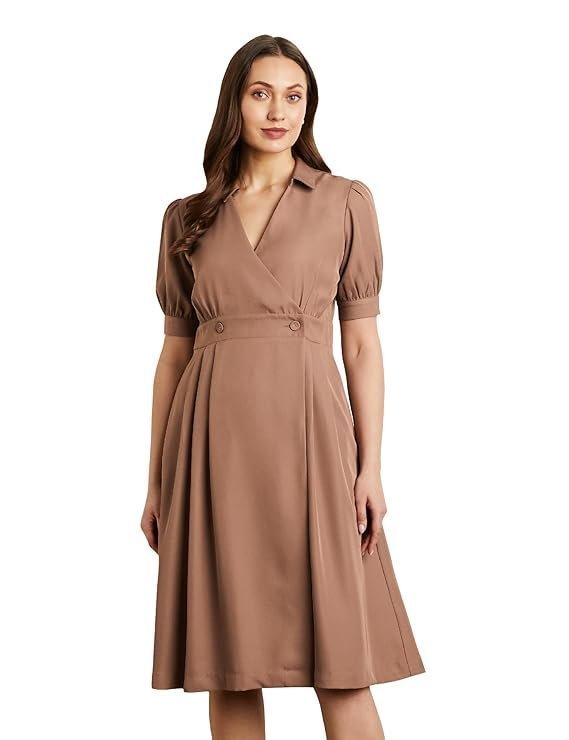 Women's 'Desk-to-Dinner' Fit & Flare Wrap Dress