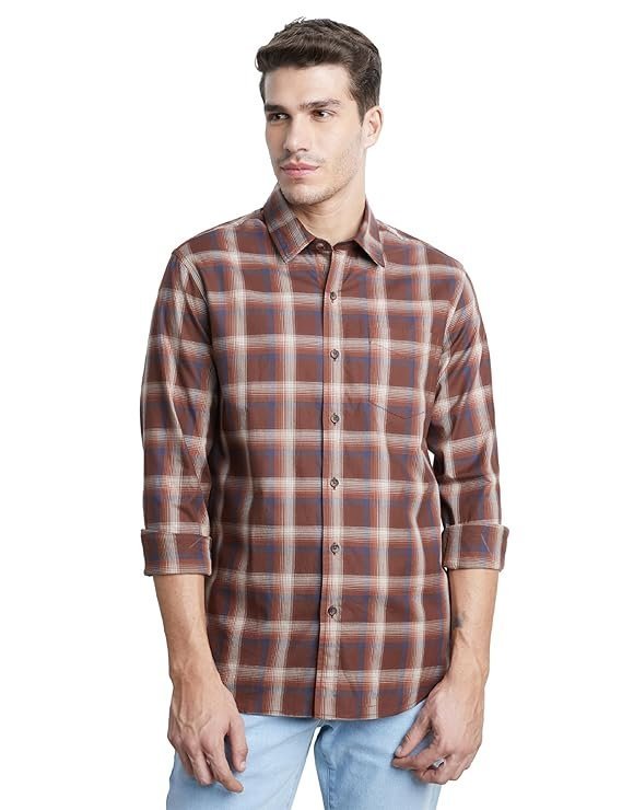 Symbol Premium Men's Stylish Checkered Shirt-Regular Fit